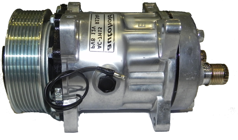 Компрессор (7H15, 12V, PV8) с горизонтальными выходами